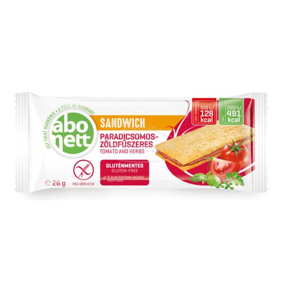 Abonett szendvics paradicsomos-zöldfűszeres 26g