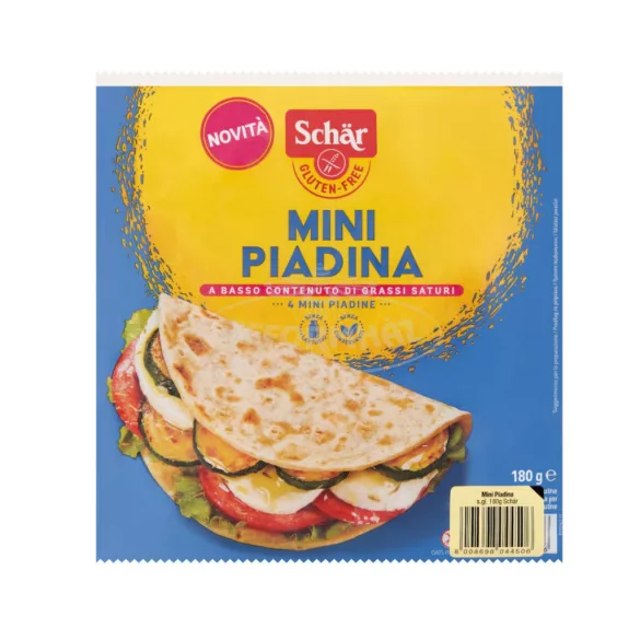 Schar gluténmentes mini piadina 180g