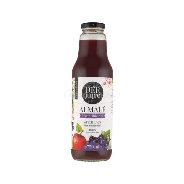 DérJuice Almalé Feketeribizlivel 80-20% DRS 750ml