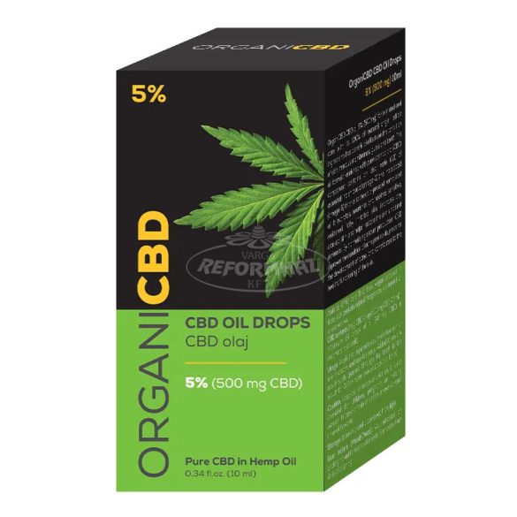 OrganiCBD CBD olaj 5% 500mg 10ml