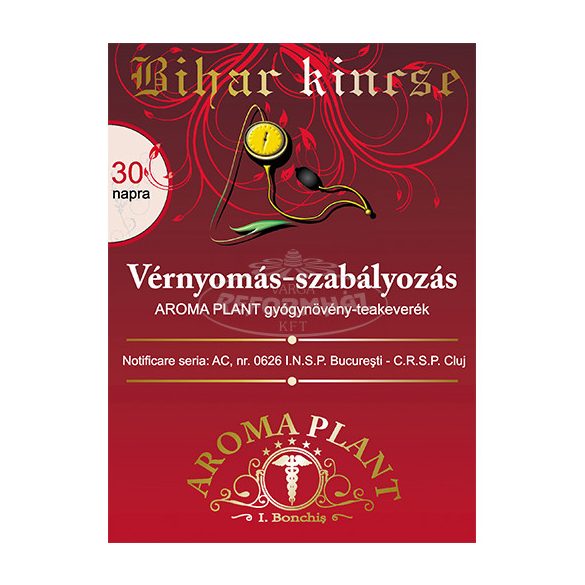 Bihar Kincse Vérnyomás-szabályozás gyógynöv.teakeverék 360g
