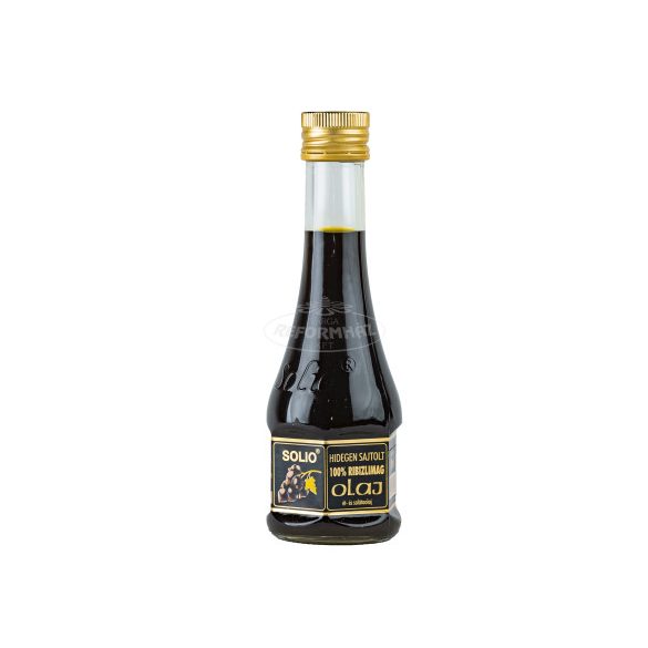 Solio hidegen sajtolt feketeribizlimag olaj 100ml