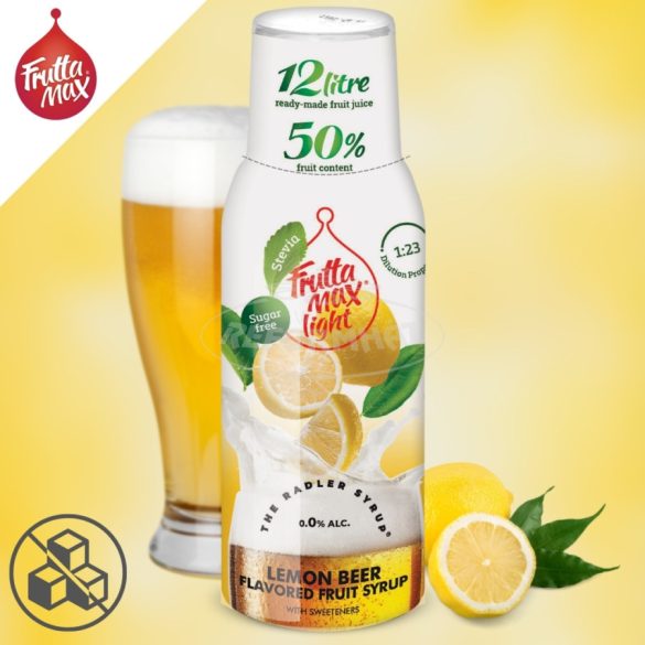 Frutta Max light gyümölcsszörp citromos sör Radler 500ml