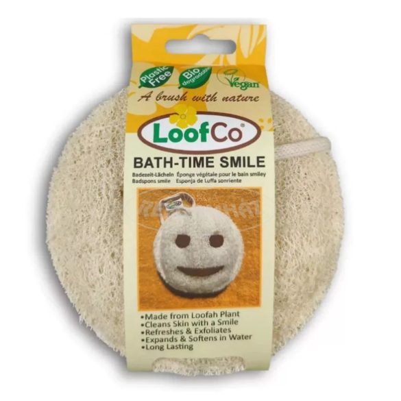 LoofCo Smile alakú luffa fürdőszivacs 1db