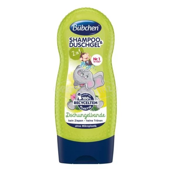Bübchen sampon és tusfürdő dzsungel 230ml