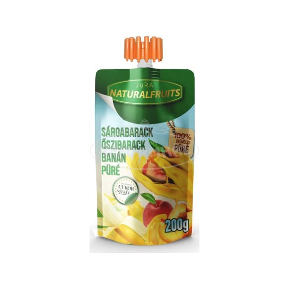 Jura sárgabarack-őszibarack-banán püré cukormentes 200g