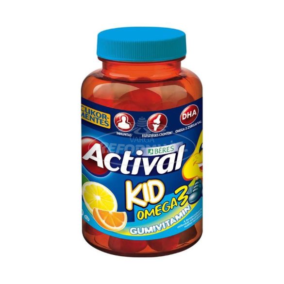Actival kid gumivitamin omega-3 gumitabletta 50x