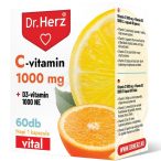 Dr Herz C-vitamin 1000mg + D3-vitamin 1000NE kapszula 60x