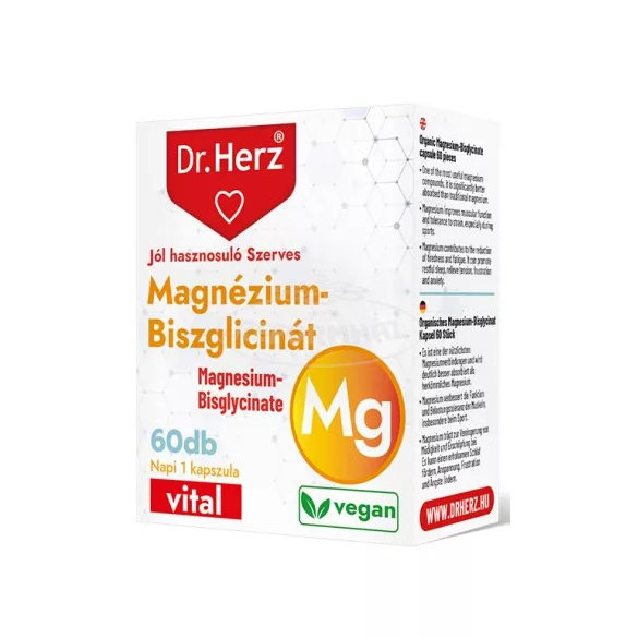 Dr Herz Magnézium-Biszglicinát kapszula 60x