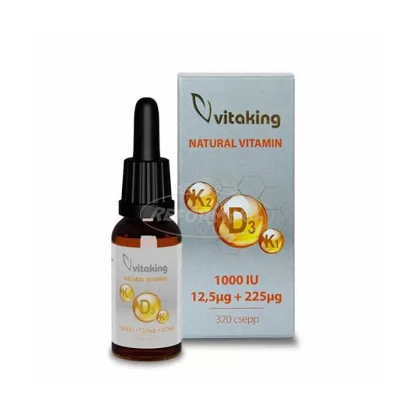 Vitaking D3+K2+K1 Vitamin cseppek 10ml