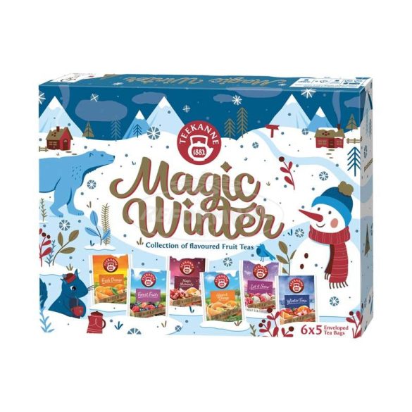 Teekanne magic winter teaválogatás 6x5filter /hóember/ 72.5g