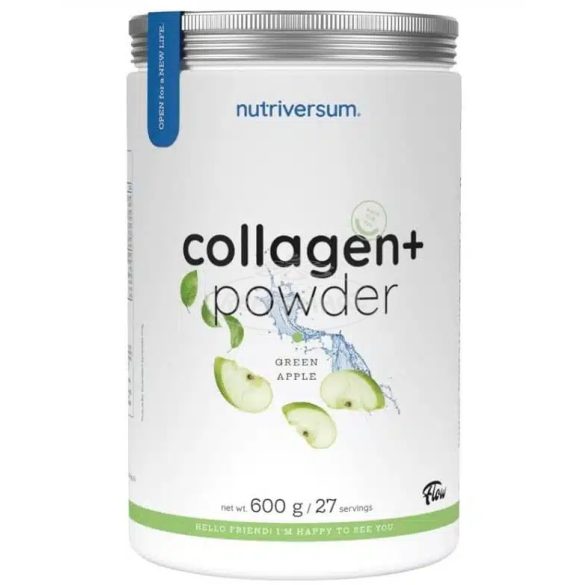 Nutriversum-Flow-Collagen+Powder green apple 600g