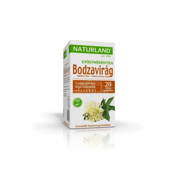 Naturland Bodzavirág gyógynövénytea 30g