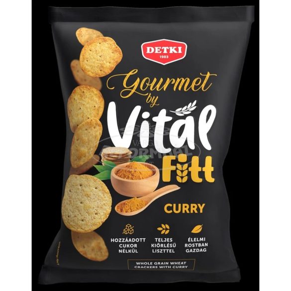 Detki Gourmet Vital Fitt tk kréker Curry 100g
