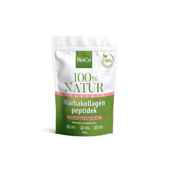 BioCo 100% NATUR Marhakollagén peptidek MEGAPACK tasakos  por 400g