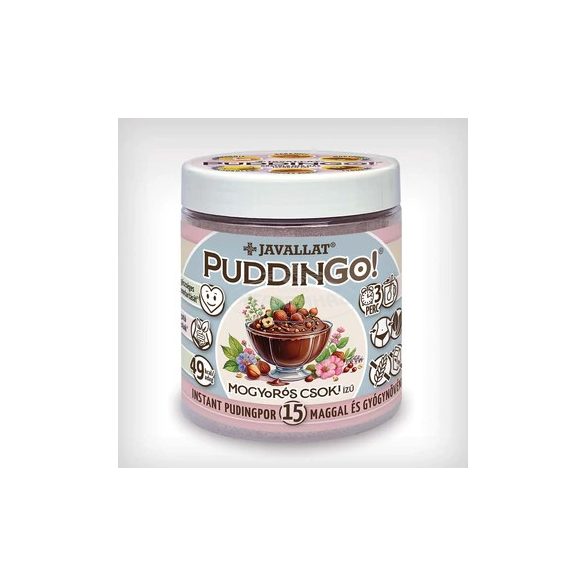 Javallat Puddingo Mogyorós csoki íz 300g