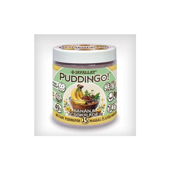 Javallat Puddingo Banán-csokoládé 300g