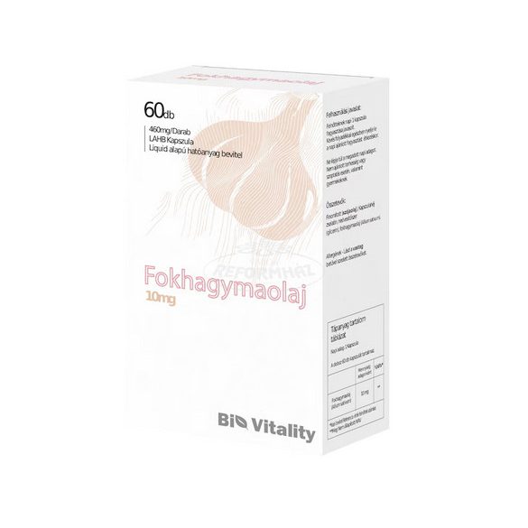 Bio Vitality Fokhagymaolaj 10mg 60x
