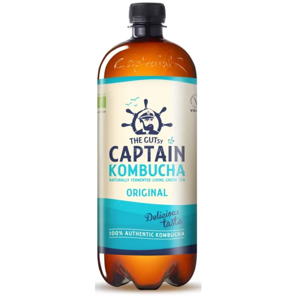 Captain Kombucha Éflőflórás ital original BIO 1000ml