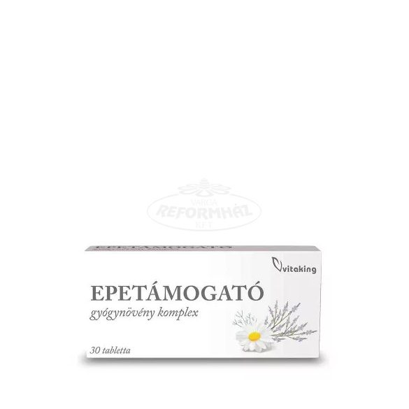 Vitaking Epetámogató gyógynövény komplex tabletta 30x