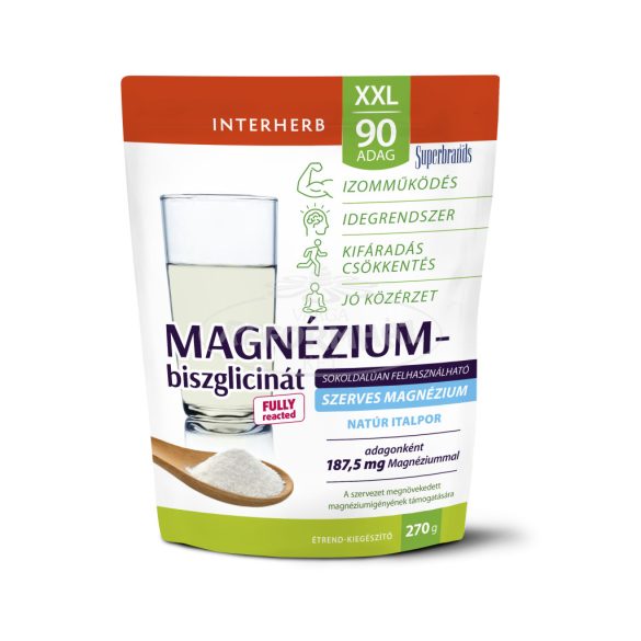 Interherb XXL Magnézium-biszglicinát NATÚR italpor 270g