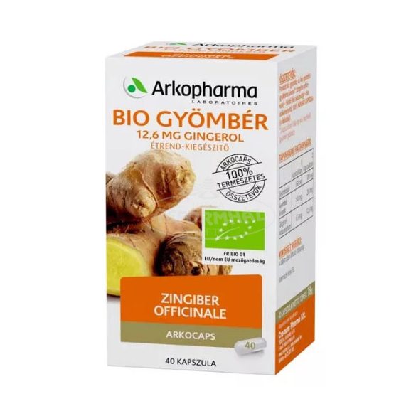 Arkopharma Gyömbér kapszula 40x