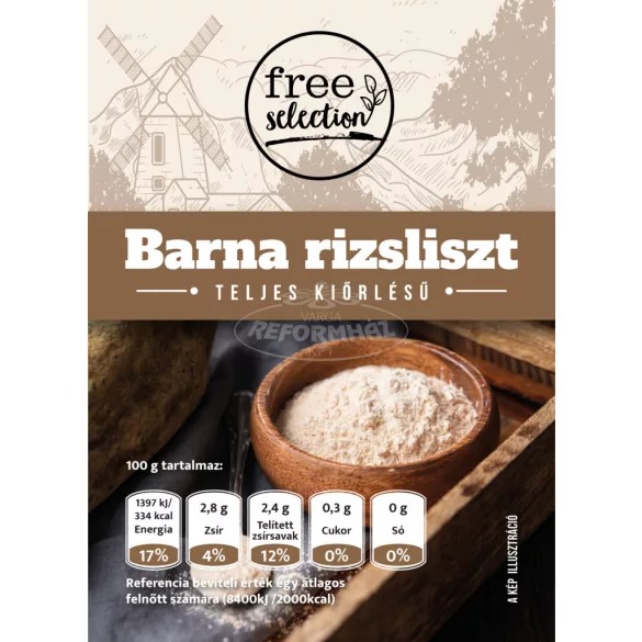Free selection Barna rizsliszt 500g