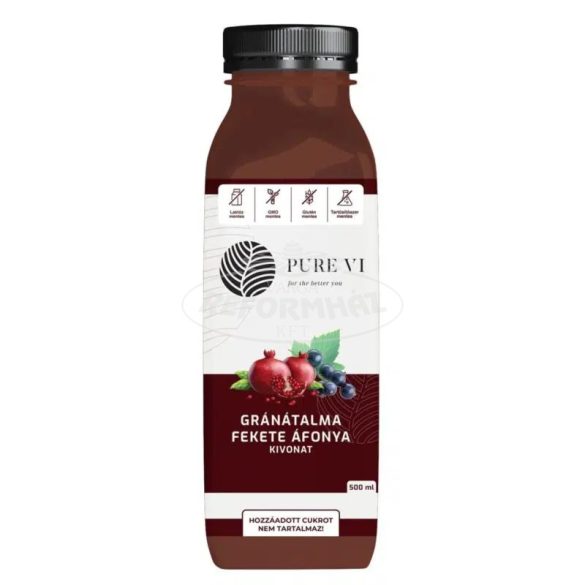 Pure Vi Gránátalma-Feketeáfonya-kivonat 500ml