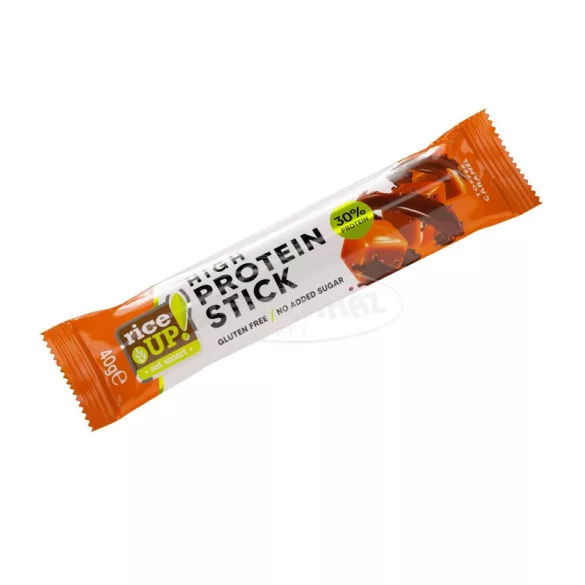 Rice UP fehérjeszelet [stick] Karamell ízű 40g