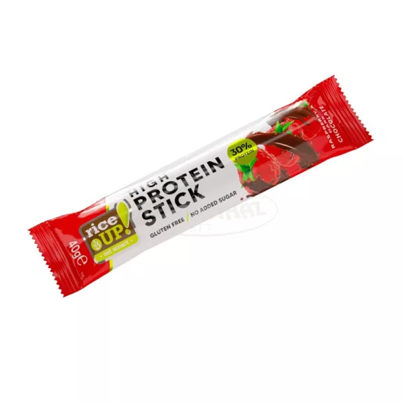 Rice UP fehérjeszelet [stick] Málna ízű 40g