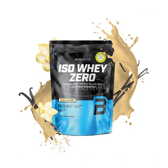 Biotech Usa Iso Whey Zero vanilla flavoured 500g