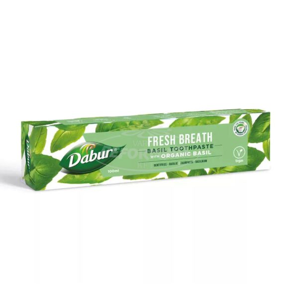 Dabur Organic Fogkrém bazsalikommal Fluormentes 100ml