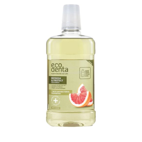 Ecodenta Frissítő és védő szájvíz propolisszal és teafaolajjal 500ml
