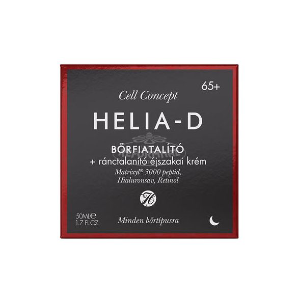 Helia-D bőrfiatalító+ránctalanító éjszakai krém 65+ 50ml