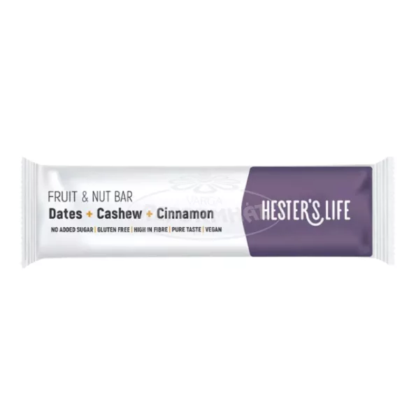 Hesters Life gyümölcsszelet kesudiós-fahéjas 30g