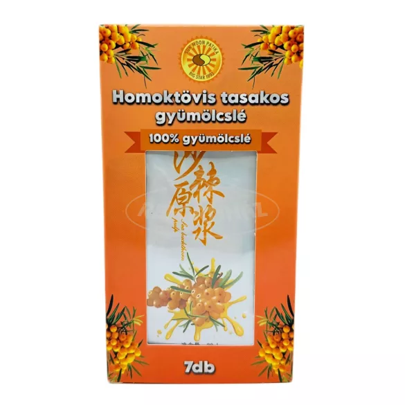 Sun Moon Homoktövis tasakos gyümölcslé 7db 210ml