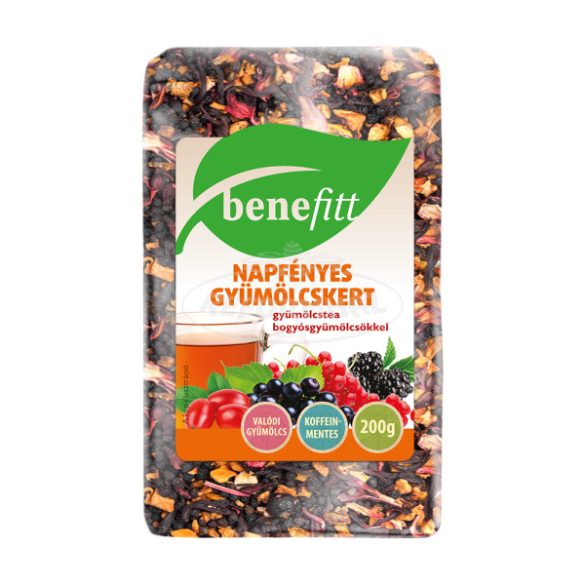 Benefitt tea Napfényes gyümölcskert gyümölcstea 200g