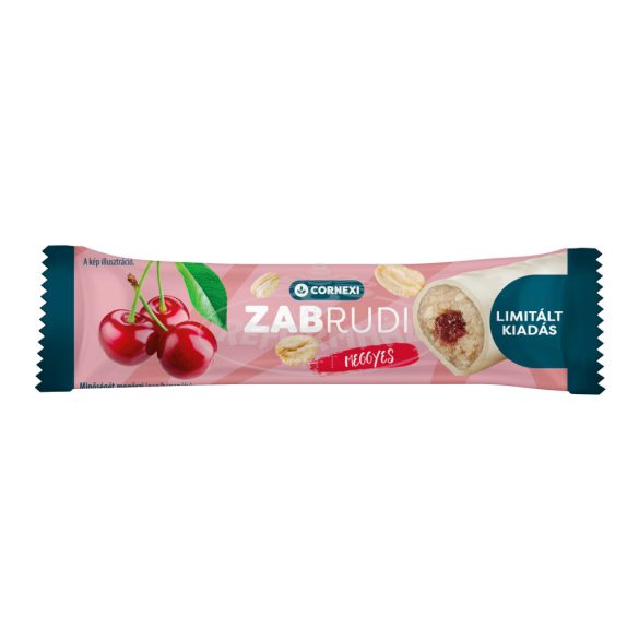 Cornexi ZabRudi Meggyes töltelékkel töltött zabrúd joghurtos bevonattal 30g