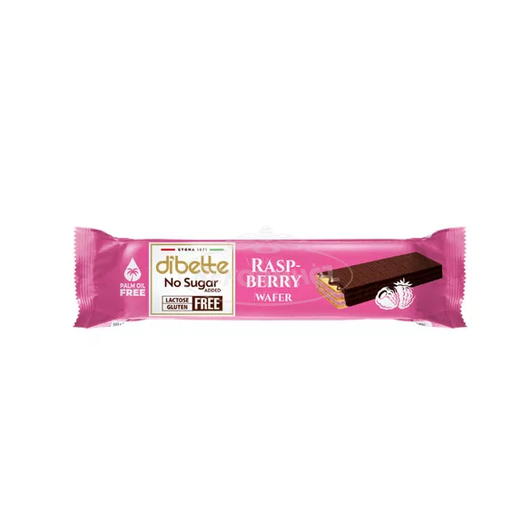Dibette Málnás krémmel töltött kakaós étmasszába mártott  ostya 26g