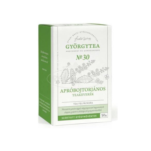 GyörgyTea Apróbojtorján virágos hajtás 50g