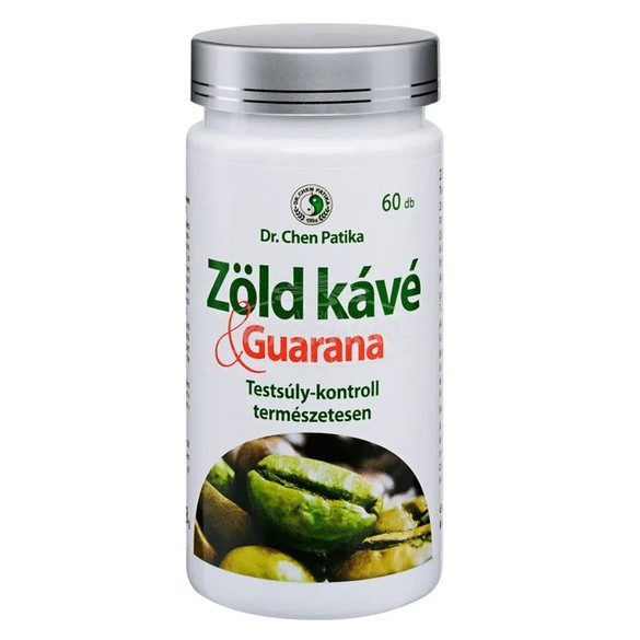 Dr.Chen zöldkávé Guarana kapszula 60x