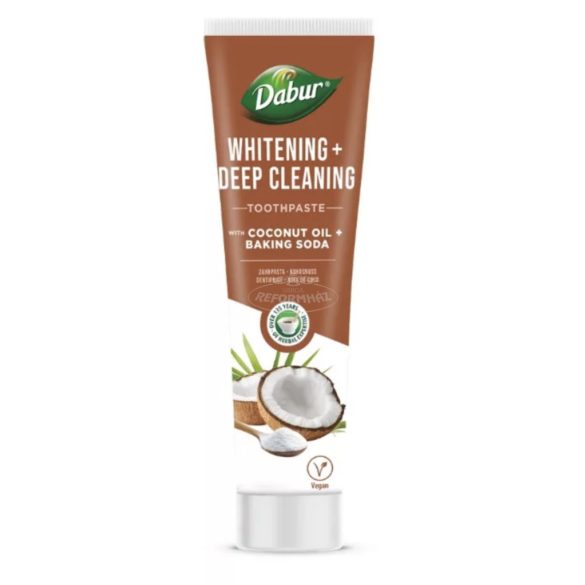 Dabur fehérítő fogkrém kókuszolajjal&szódabikarbónával 100ml