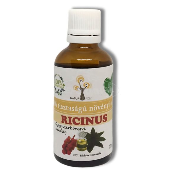 NaturPolc Ricinusolaj-gyógyszerkönyvi tisztaságú 50ml