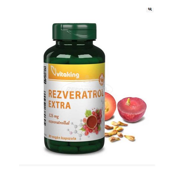 Vitaking Rezveratrol extra vegán kapszula 80x