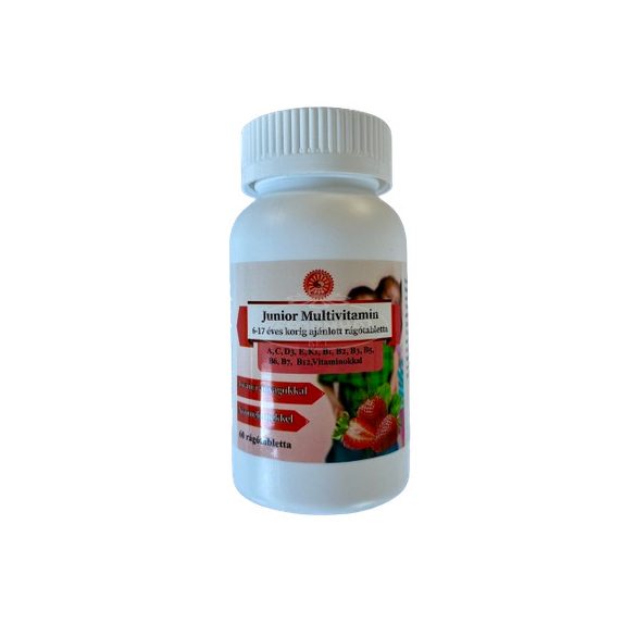 Sun Moon Junior multivitamin rágótabletta eper ízű 60x