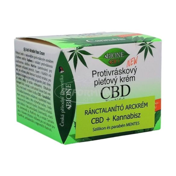 Bione CBD + Cannabis ránctalanító arckrém 51ml