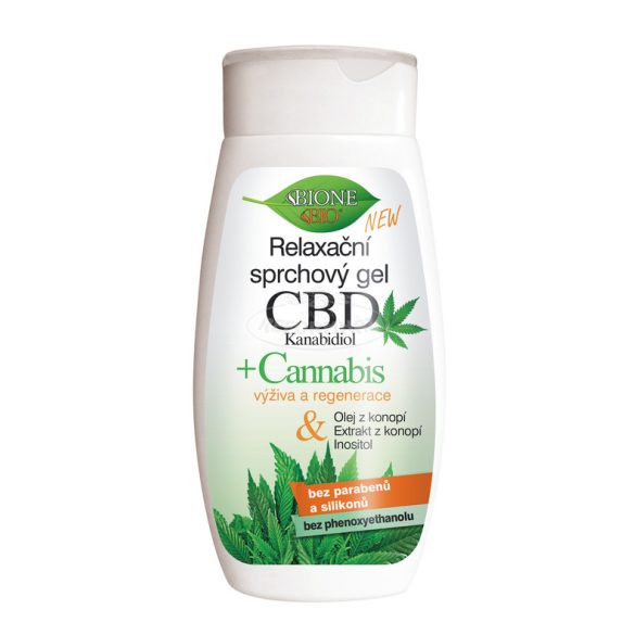 Bione CBD + Cannabis nyugtató hatású tusfürdő 260ml