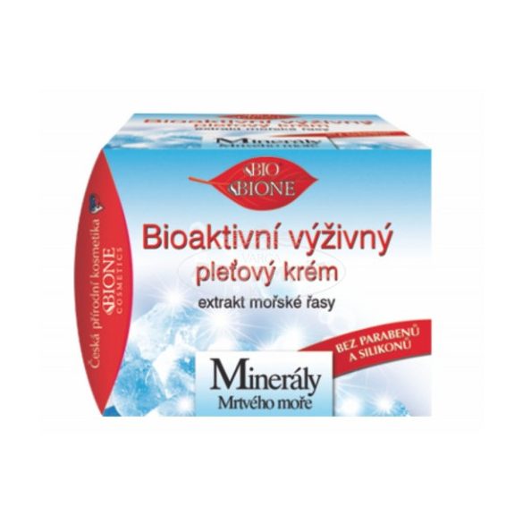 Bione Holt-tengeri ásványok Bioaktív tápláló arckrém, tengeri algakivonattal, UV védelemmel 51ml