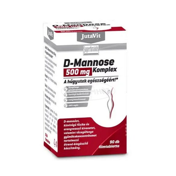 Jutavit D-Mannose komplex 500mg filmtabletta 90x