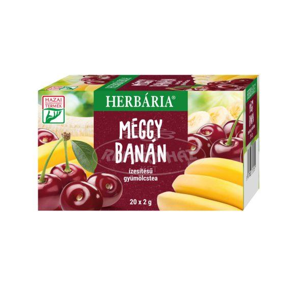 Herbária Meggy-Banán ízesítésű gyümölcstea 20x2g 1db